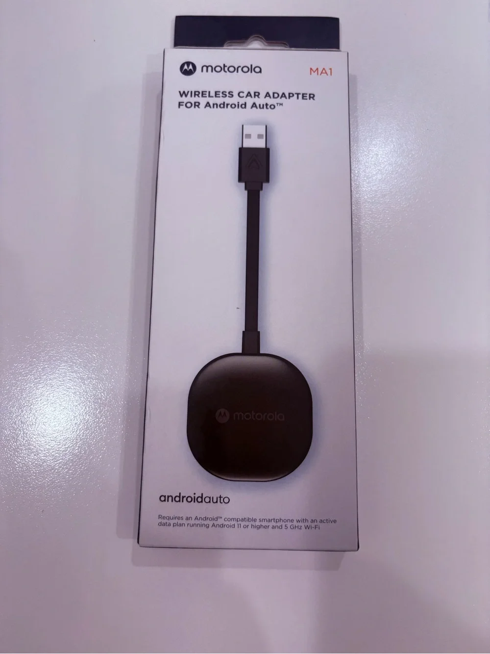 NEW Motorola MA1 Wireless Android Auto Adapter – Bluetooth